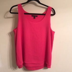 Double layer banana republic top pink size L